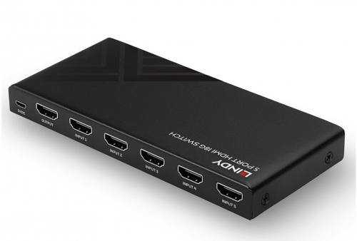 Comutador Lindy HDMI 18G de 5 portas