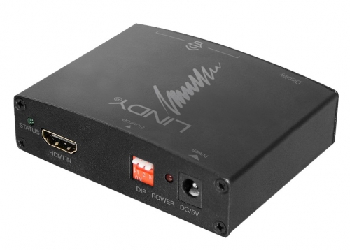 Extrator de áudio Lindy HDMI 10.2G