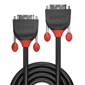 Cabo DVI-D Single Link de 3 m, linha preta