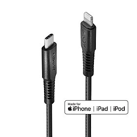 Cabo USB tipo C para Lightning reforçado de 0,5 m