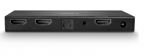 LINDY 38230 Divisor HDMI 18G de 2 portas com áudio e redução de escala.