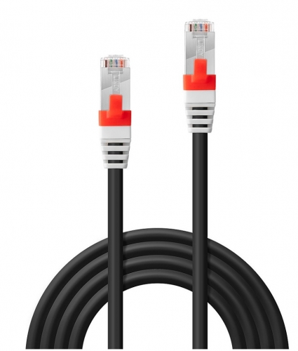 Cabo LINDY de rede LSZH S/FTP Cat.6A de 40 m, preto (testado pela Fluke)