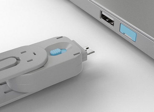 Lindy Chave bloqueadora de porta USB A, azul, 40622