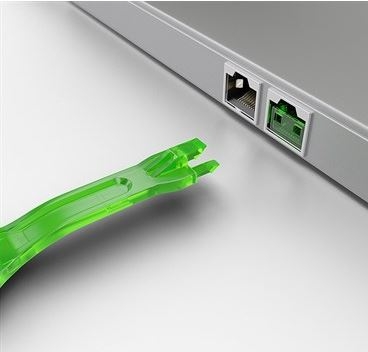 LINDY Chave bloqueadora de porta RJ45 Lindy, verde - 40631