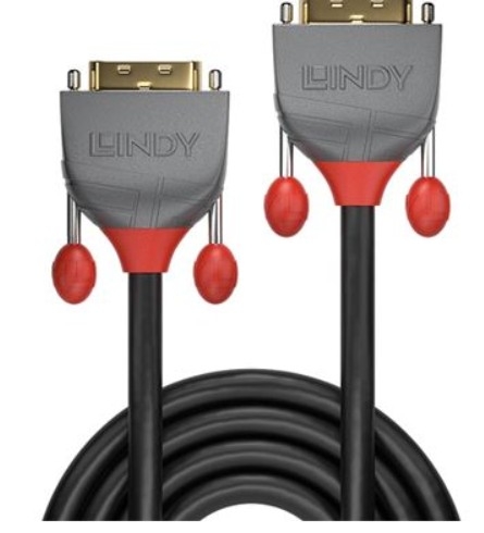CABO LINDY 15M DVI-D DUALLINK CABLE,ANTHRALINE