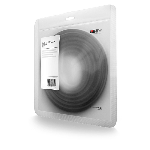 Cabo de rede RJ45 S/FTP LSZH de 3 m, preto