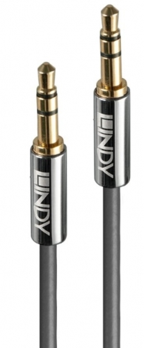 Cabo de áudio de 10 m com conector de 3,5 mm, linha cromada LINDY 35325