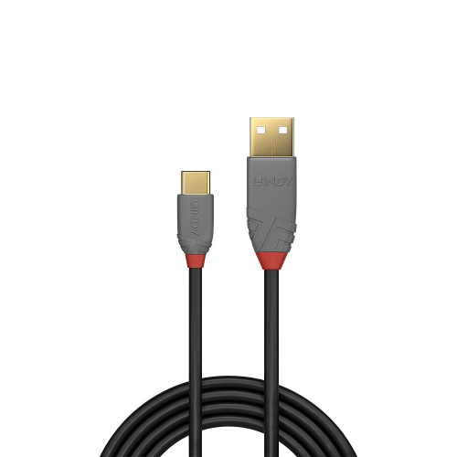 Cabo USB 2.0 tipo A para C de 0,5 m, linha Anthra - 36885