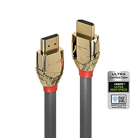 Cabo HDMI de ultra alta velocidade de 3 m, linha dourada