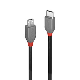 Cabo USB 2.0 Tipo C para Micro-B de 2 m, Linha Anthra - 36892