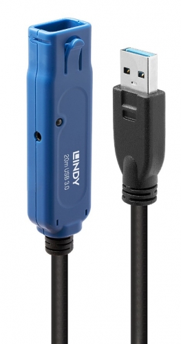Extensão Lindy Ativa USB 3.0 Pro de 20 m, 43361