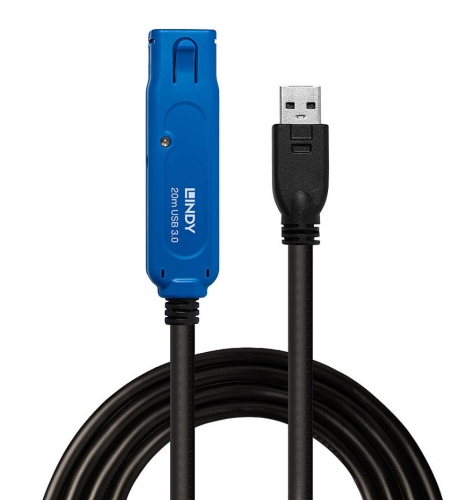 Extensão Lindy Ativa USB 3.0 Pro de 20 m, 43361