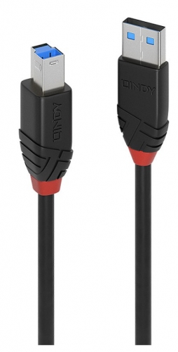 Cabo Lindy USB 3.0 A/B ativo fino de 10 m