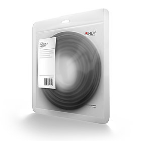 Cabo de rede plano U/FTP Cat.6 de 5 m, preto