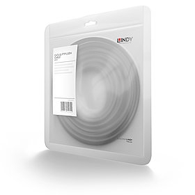 Cabo de rede Cat.6 S/FTP LSZH de 0,5 m, cinza (testado pela Fluke)