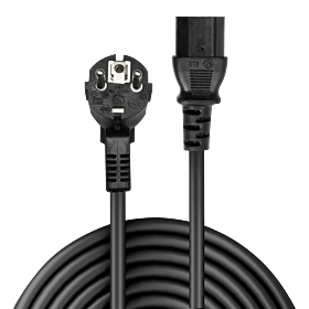 Cabo de alimentação Schuko de 5 m para C13