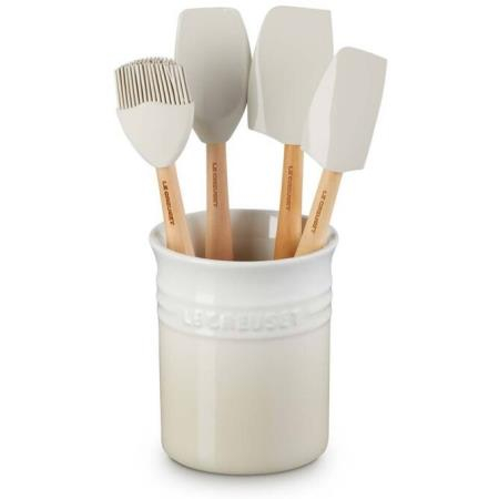 Set 4 Espatulas + Pote Merengue LE CREUSET - 79003007160000