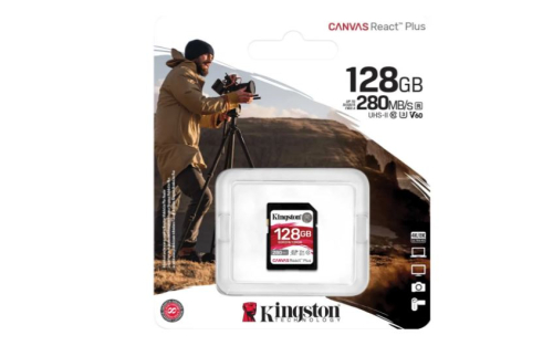 Cartão de memória Kingston128GB SD CRPLUS 280R U3 V60