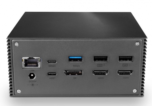 Docking Station Lindy DST-Pro 101, USB-C Laptop with 4K Support and 100W Power Supply