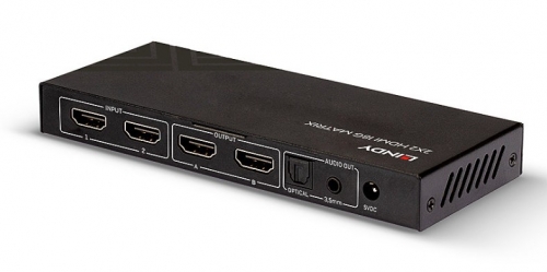 Matriz Lindy 2x2 HDMI 18G