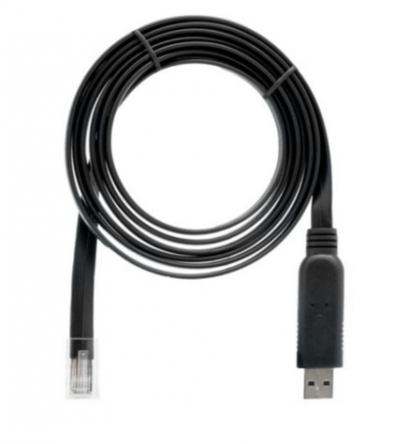Cabo de rede USB (M) para RJ-45 (M) 1.8 m , QNAP CAB-CONSOLE-URJ45-1M8