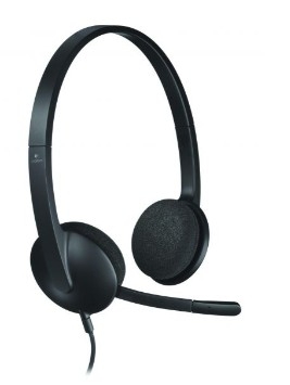 Logitech USB Headset H340 - Auscultadores - no ouvido - com cabo