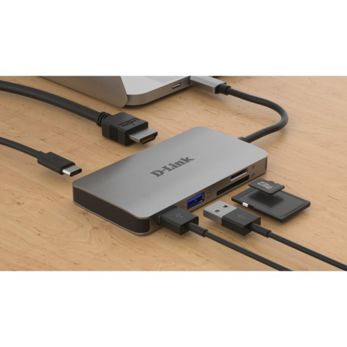 Estação de engate - USB-C / Thunderbolt 3 - HDMI D-Link DUB-M610