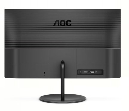 AOC Q24V4EA - Monitor LED - 24" (23.8" visível) - 2560 x 1440 QHD @ 75 Hz - IPS - 250 cd/m² - 1000:1 - 4 ms - HDMI, DisplayPort - altifalantes - preto