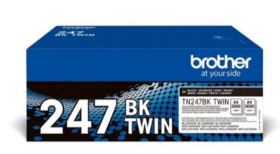 Toner Brother TN247BK TWIN Pack de 2 Alto Rendimento preto original