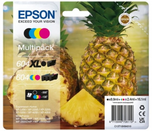 Tinteiro Epson 604XL Multipack