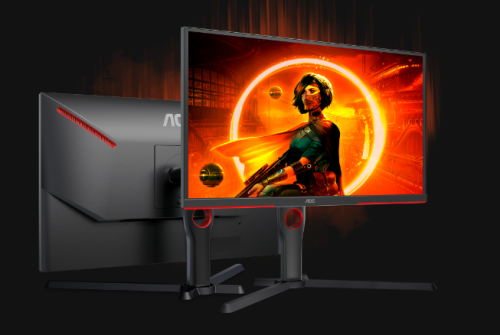 Monitor AOC Gaming 25G3ZM/BK G3 Series 24.5 polegadas Full HD  preto vermelho