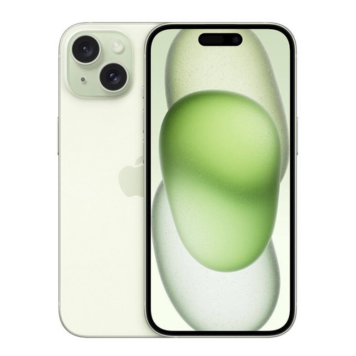 Smartphone Apple iPhone 15 - 5G - SIM duplo / Memória Interna 512 GB - visor OLED - 6.1" - 2556 x 1179 pixeis - 2x câmaras traseiras 48 MP, 12 MP - front camera 12 MP - verde