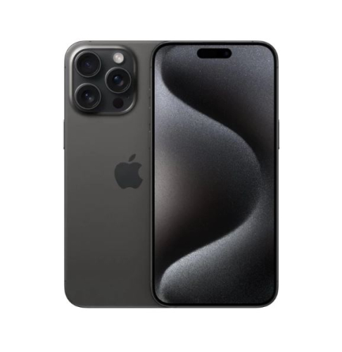 Smartphone Apple iPhone 15 Pro Max - 5G smartphone - SIM duplo / Memória Interna 1 TB - visor OLED - 6.7" - 2796 x 1290 pixels (120 Hz) - 3x câmaras traseiras 48 MP, 12 MP, 12 MP - front camera 12 MP - black titanium