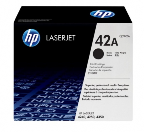Toner HP 42A Preto original, Q5942A