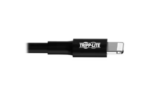 Cabo Eaton triplitte USB-A to Lightning Sync/Cabo de carregamento, MFi Certified - Preto, M/M, USB 2.0, 3 ft. (0.91 m)