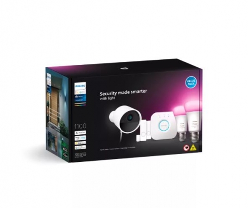 Kit inicial Secure com câmara Philips WCA E27