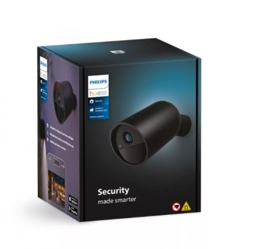Câmara com bateria Secure Hue | Preto 1pk