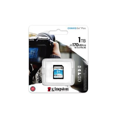 Cartão de Memória Kingston Technology Canvas Go! Plus 1TB Preto