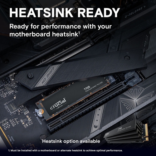 SSD Crucial T705 1TB PCIe Gen5 NVMe M.2