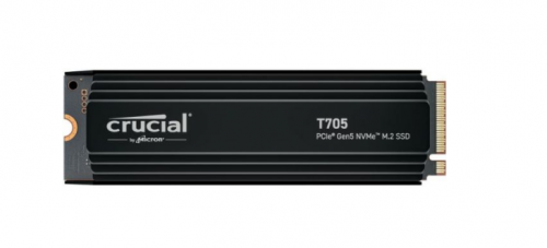 SSD Crucial T705 HS 1TB Gen5 M.2 NVMe 2280 com Cooler