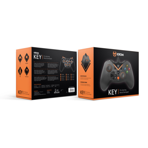 Gamepad Krom Pro Gaming Key (PC/PS3)