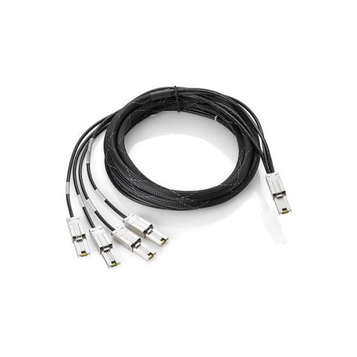 HP 4m Ext Mini-SAS to 4x1 Mini-SAS Cable