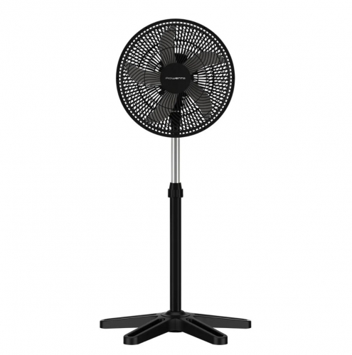 Ventoinha de Pé Rowenta Turbo Essential VU3110F0, 40 cm, 3 Velocidades, 45 W, Preto