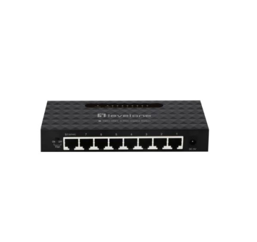 SWITCH 8xGIGABIT LEVELONE 