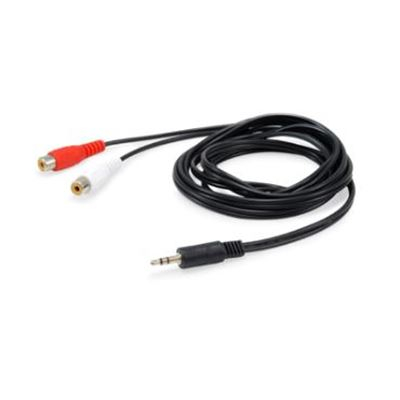 3.5MM CABO AUDIO MACHO / 2X RCA STEREO 2.5M EQUIP