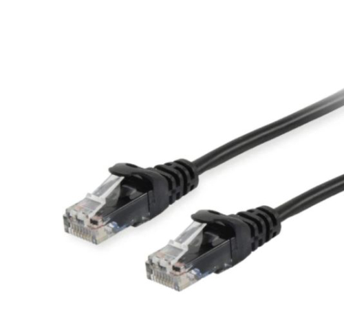 Cabo de Rede RJ-45 EQUIP CAT.6A U/UTP Preto 15M