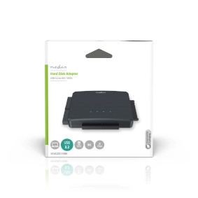Adaptador de disco rígido USB 3.2 Gen1 | 2,5 / 3,5 " | IDE + SATA | Alimentação pela rede elétrica