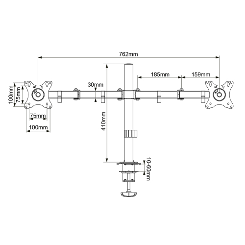 Suporte Duplo de Monitor UK1422 13' - 32