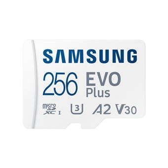 Cartão de Memória Samsung Micro SD EVO PLUS 2023 256GB+SD Adapter