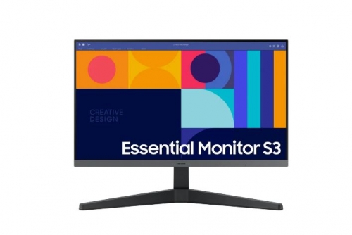 Monitor Samsung Essential S3 S24C330GAU 24 polegadas 100Hz FHD Preto
